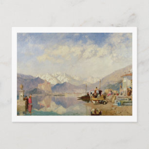 Cartão Postal Recordações do Lago Maggiore, Dia do Mercado em