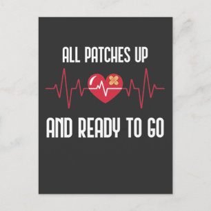 Cartão Postal Recuperação de Bypass Cirurgia Cardíaca Bem-Estar