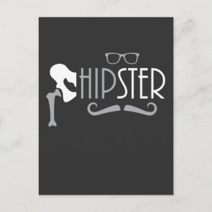 Cartão Postal Recuperação de substituição de anca de Hipster