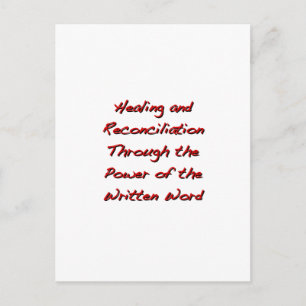 Cartão Postal Recuperação e Reconciliação