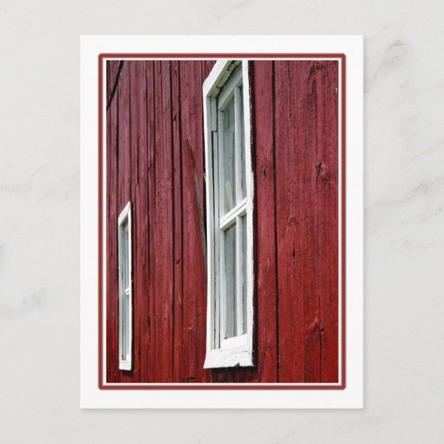 Cartão Postal Red Barn (Frente)