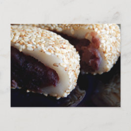 Cartão Postal Red Bean Paste Bun