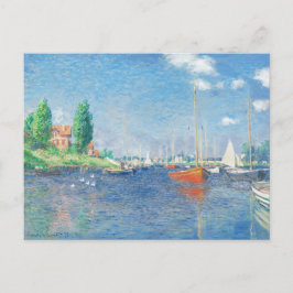 Cartão Postal Red Boats na Argentina por Monet