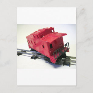 Cartão Postal Red Caboose