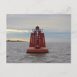 Cartão Postal Red Channel Buoy