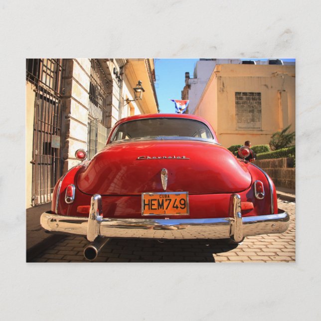 Cartão Postal Red Chevrolet (Frente)