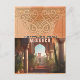 Cartão Postal Red Clay Morroco Stone - Cartão-postal