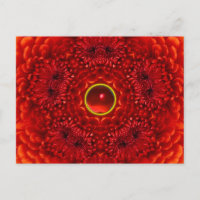 RED DAHLIA E RUBY GEMSTONE Floral