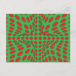 Cartão Postal Red Dot Vortex