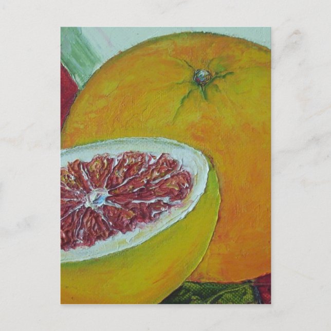 Cartão Postal Red Grapefruit Postcard (Frente)
