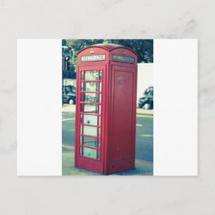 Cartão Postal Red London Telephone Box