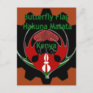 Cartão Postal Red Matata Kenya