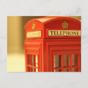 Cartão Postal Red Phone Booth