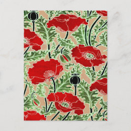 Cartão Postal Red Poppy