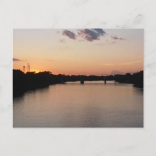 Cartão postal Red River no Sunset