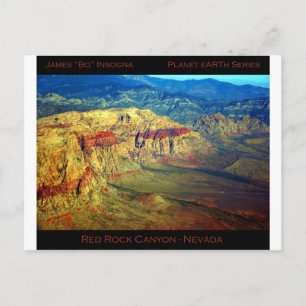 Cartão Postal Red Rock Canyon - Série Planet Art