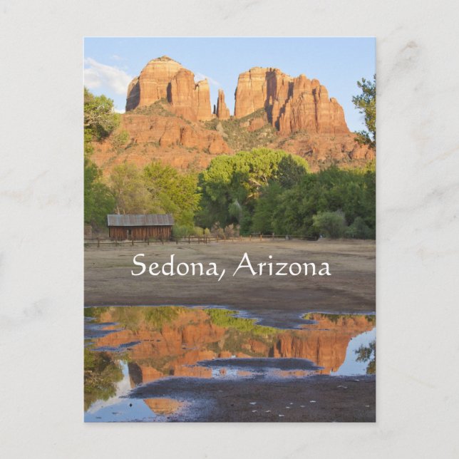 Cartão Postal Red Rock Crossing Sedona, AZ (Frente)