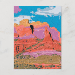 Cartão Postal Red Rock, Sedona, Arizona, Arte Moderna