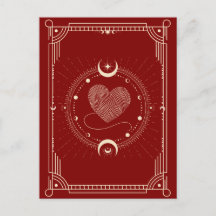 Red romance tarot boho moon