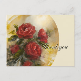 Cartão Postal Red Roses