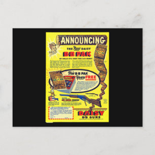 Cartão Postal Red Ryder BB Gun 50 Quic Book BB Venda