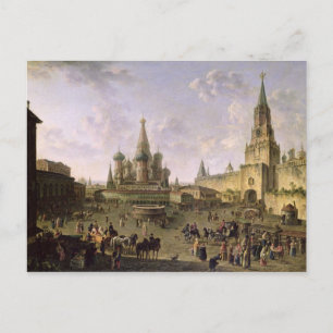 Cartão Postal Red Square, Moscou, 1801