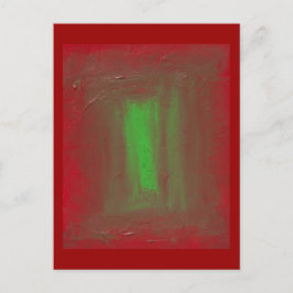 Cartão Postal Red to Green Josef Albers Homage