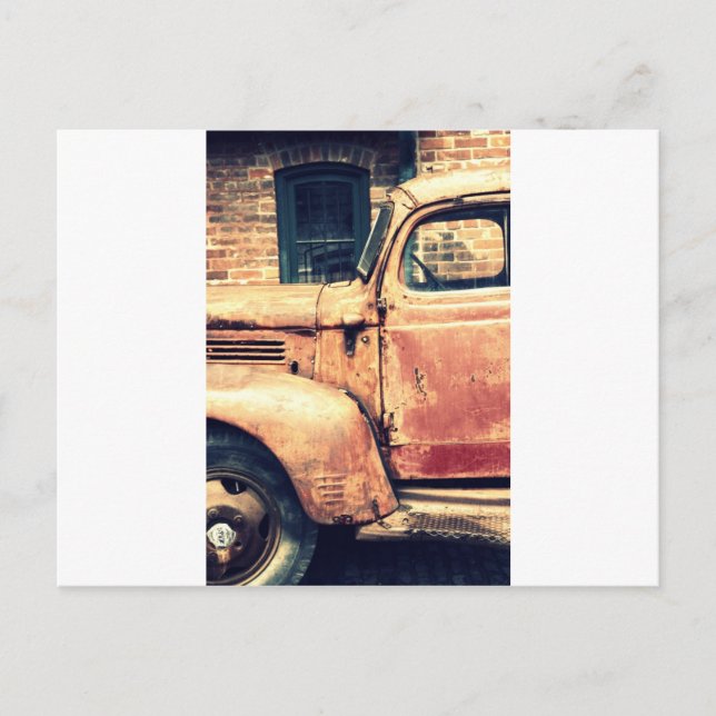 Cartão Postal Red Truck Wreck (Frente)