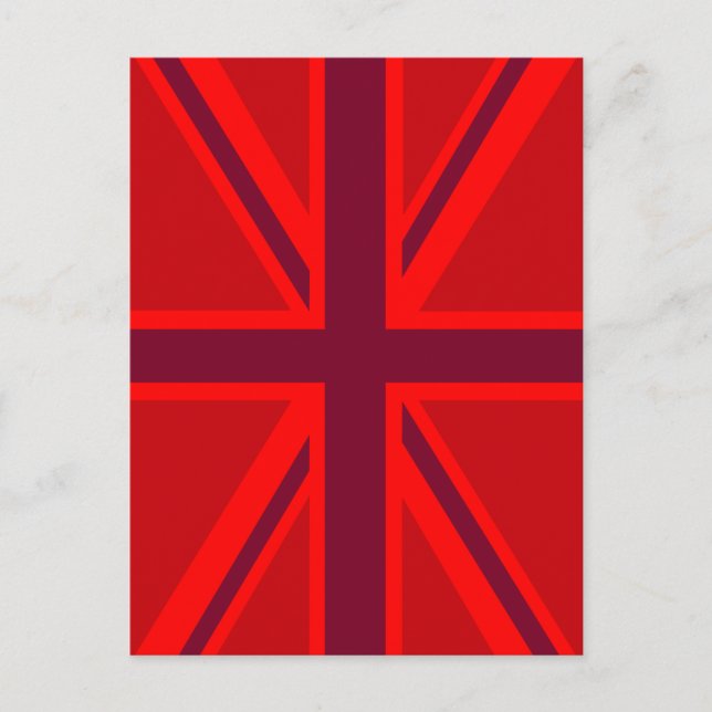 Cartão Postal Red Union Jack (Frente)