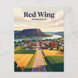 Cartão Postal Red Wing EUA