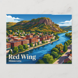 Cartão Postal Red Wing EUA