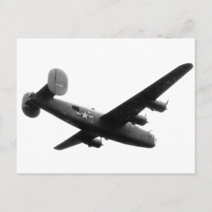Cartão Postal RedBallExpress Carpetbagger B-24 Liberator