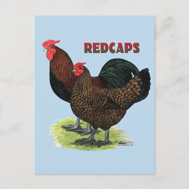 Cartão Postal Redcaps Ingleses (Frente)