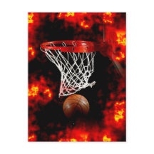 Rede de Basquete, Ball & Flames