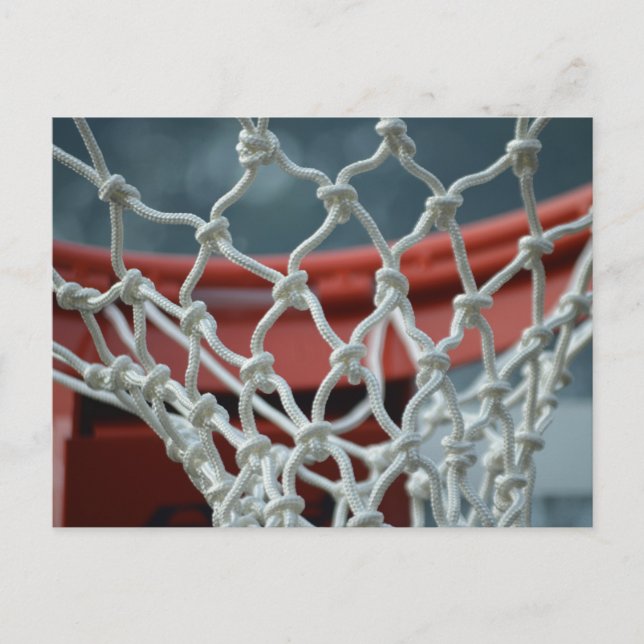 Cartão Postal Rede de basquetebol (Frente)