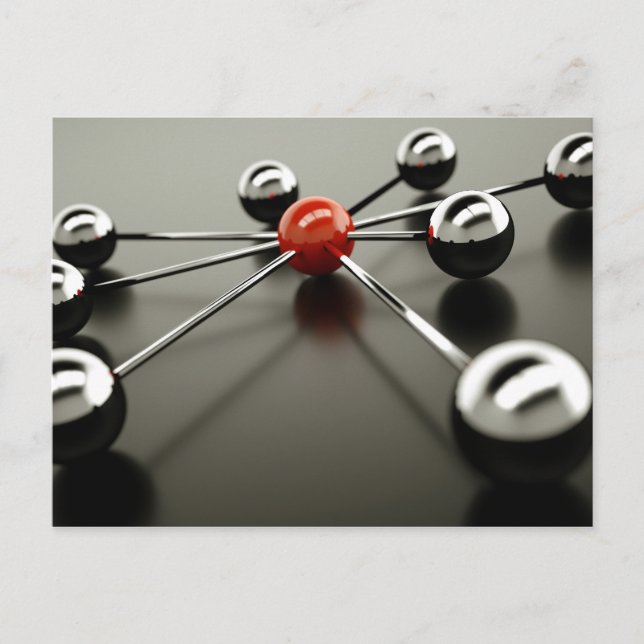 Cartão Postal Rede vermelha (Frente)