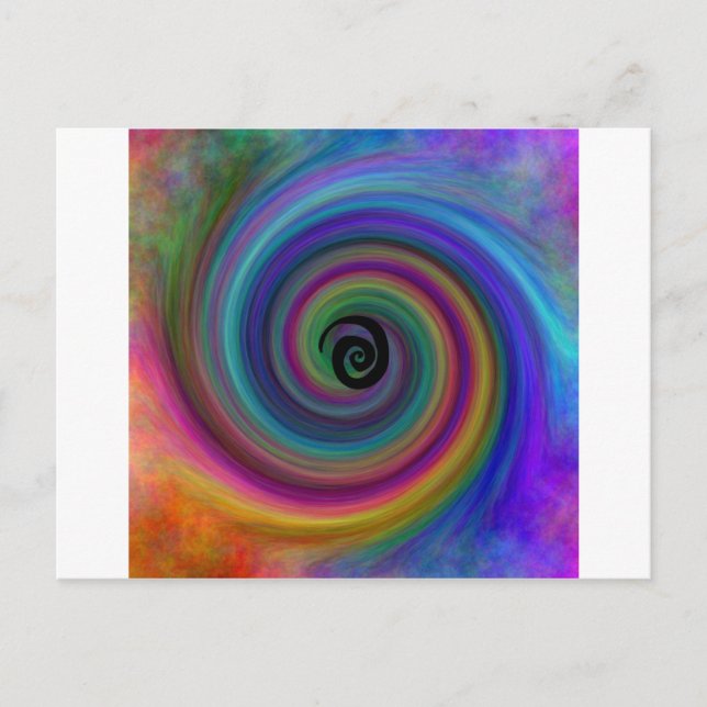 Cartão Postal redemoinho. (Frente)