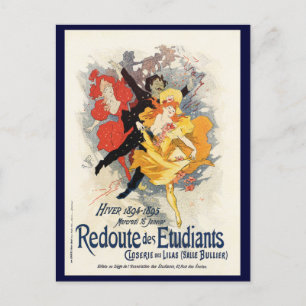 Cartão Postal Redoute des Etudiants, Jules Chéret