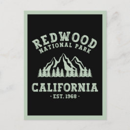 Cartão Postal Redwood National Park California