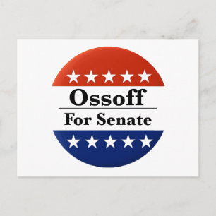 Cartão Postal Reeleger Jon Ossoff, Senador da Geórgia, em 2026