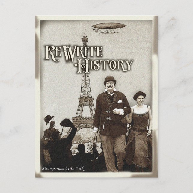 Cartão postal reescrevendo a história (Frente)