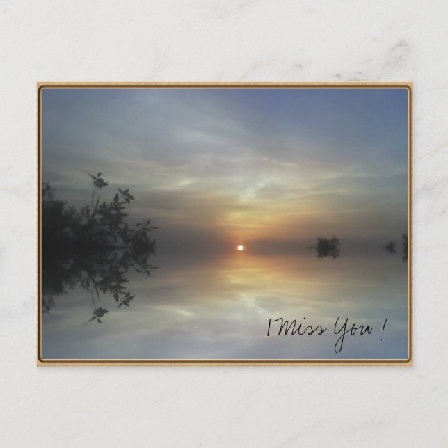 Cartão Postal Refletindo a Luz do Sol (Frente)