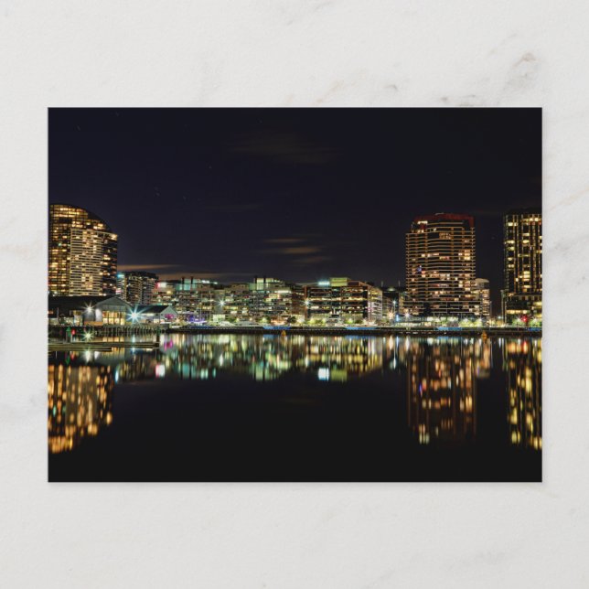 Cartão Postal Refletindo Melbourne (Frente)