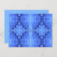 Refletor Blue Waves Moderna Design abstrato
