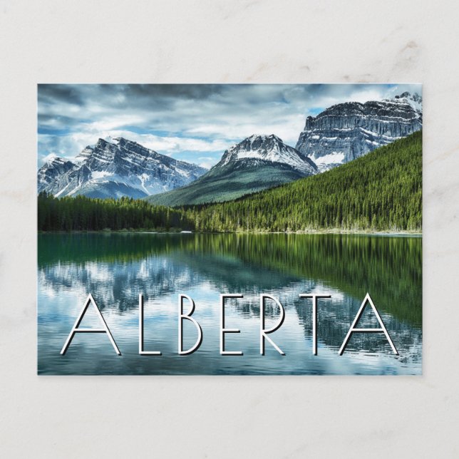 Cartão Postal Reflexão em Alto Lago (Frente)