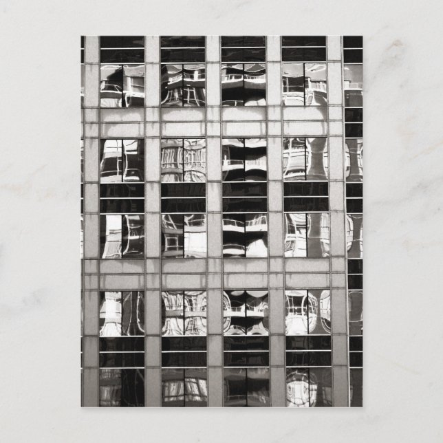 Cartão Postal Reflexão em B e W (Frente)