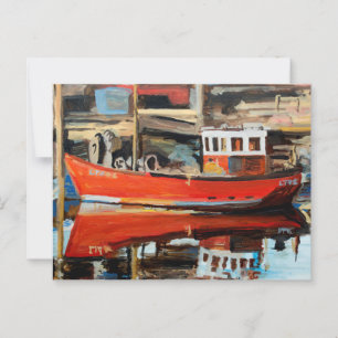 Cartão Postal Reflexo do Barco