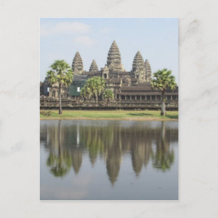 Cartão Postal reflexo do templo anjo