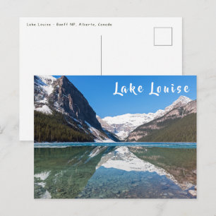 Cartão Postal Reflexo no Lago Louise - Banff NP, Canadá