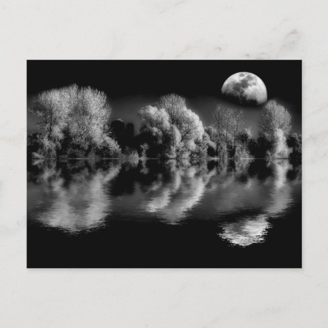 Cartão Postal Reflexões à Meia-Noite (Frente)